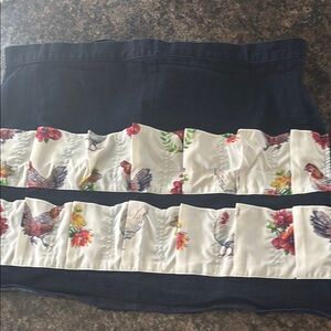 Denim Blue Ruffled Mini Kitchen Linens